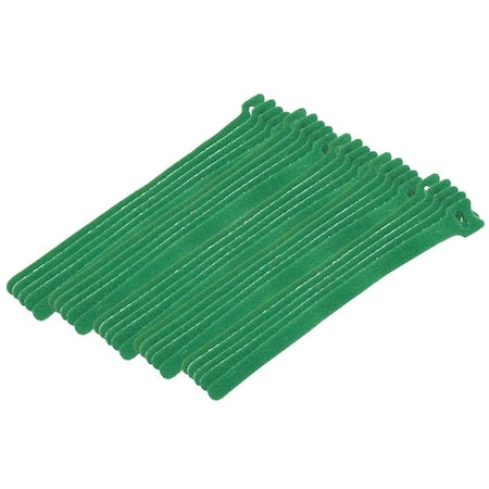 Cable Tie Hook Tape 8 Green,25PK