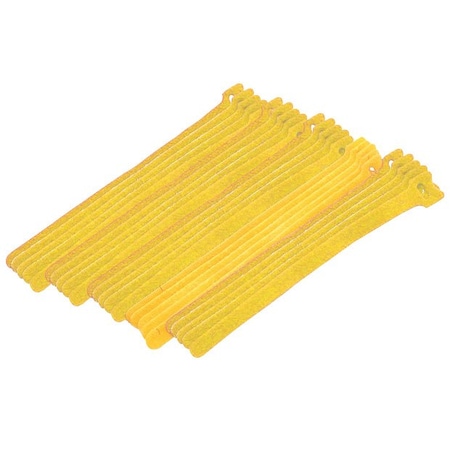 Cable Tie Hook Tape 8 Yellow,25PK