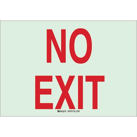Exit Sign,10X14,Polyester