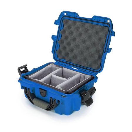 Case With Padded Divider,Blue