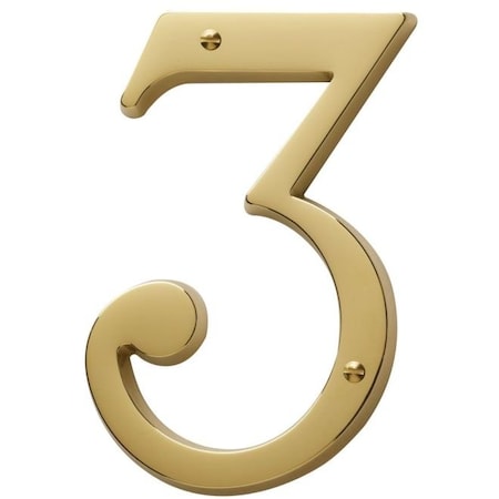 Estate Lifetime Brass House Numbers