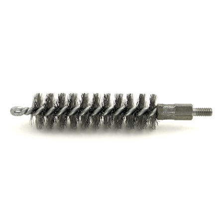 92S500 Tube Brush With 8-32 Thread Shank, .500 Diameter, Stainless Steel Filament