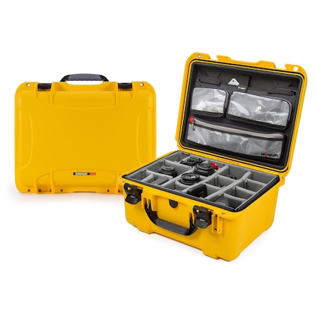 Case With Lid Organizer Divider,Yellow