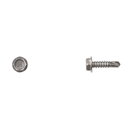 3/4-10 Hex Head Cap Screw, Zinc Plated 3/4 In L