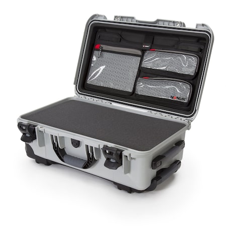 Case With Lid Organizer Foam,Silver