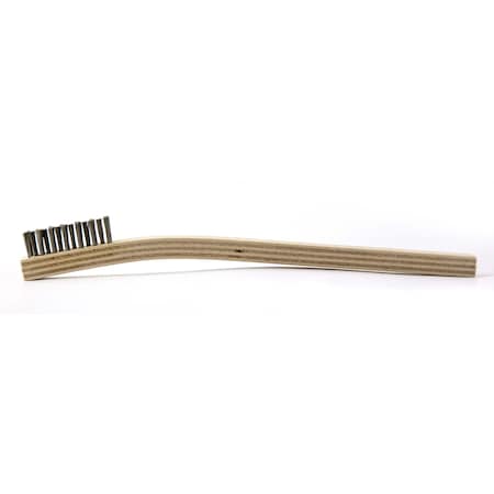 93AWC .006 Stainless Steel Scratch Brush, .437 Trim, 7-3/4  OAL