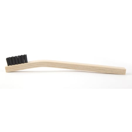 93A-N250 Scratch Brush 2 Rows, .018 Nylon, .500 Trim, 7.75 OAL