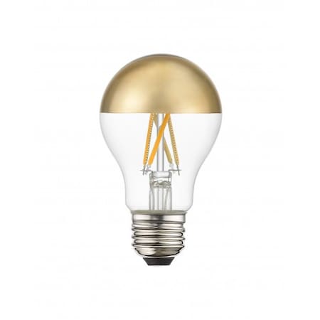 Gold Top Clear Glass Dimmable Bulb Soft