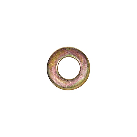 Flat Washer, Fits Bolt Size 1/2 In Zinc Yellow Finish