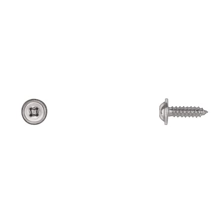 Chrome Trim Screws 8X5/8 Phil Round Washer Hd PK100