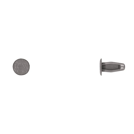 Blk Nyln Retaining Clips 5.5mm Hole Size 11mm Head Dia PK50