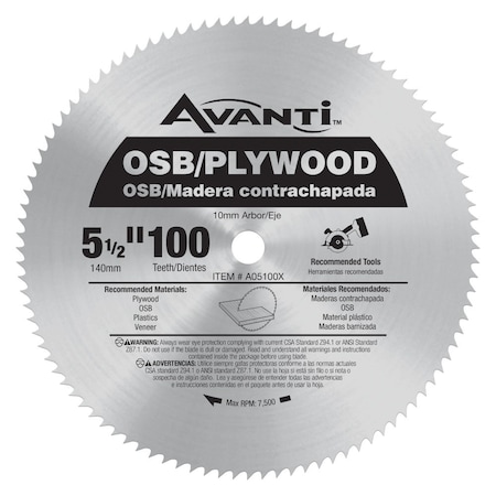 Avanti 5-1/2 X 100t Plywood