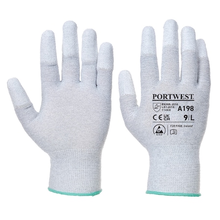 Antistatic PU Fingertip Glove,XXS