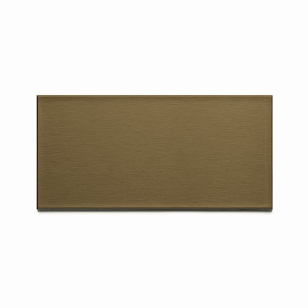 Metal Backsplash 3X6 Long Grain Bru,PK 8