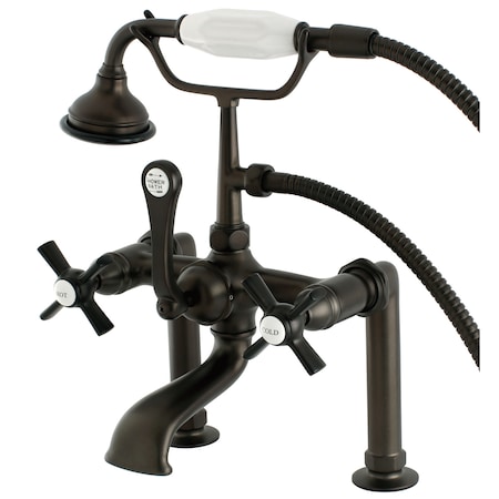 Deck-Mount Clawfoot Tub Faucet, Oil Rubbed Bronze, Deck Mount