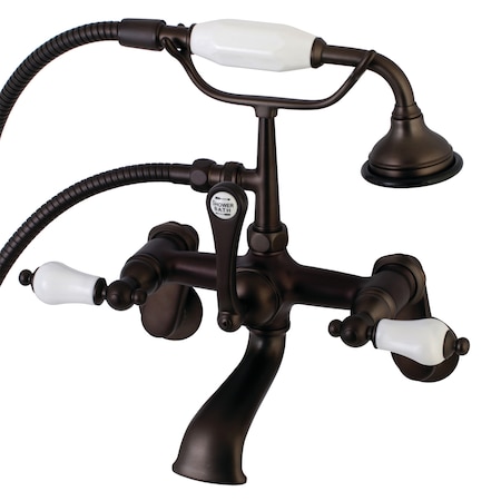 Wall-Mount Clawfoot Tub Faucet, Oil Rubbed Bronze, Tub Wall Mount