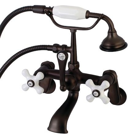 Wall-Mount Clawfoot Tub Faucet, Oil Rubbed Bronze, Tub Wall Mount