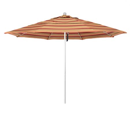 Patio Umbrella, Octagon, 107 H, Sunbrella Fabric, Astoria Sunset