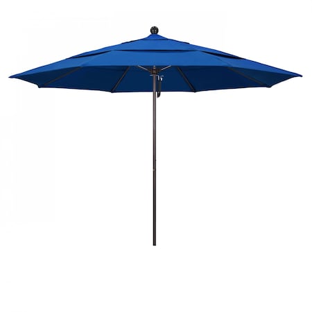Patio Umbrella, Octagon, 107 H, Pacifica Fabric, Pacific Blue