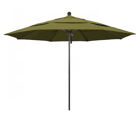 Patio Umbrella, Octagon, 107 H, Pacifica Fabric, Palm