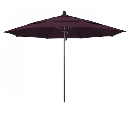 Patio Umbrella, Octagon, 107 H, Pacifica Fabric, Purple