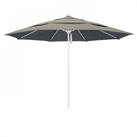 Patio Umbrella, Octagon, 107 H, Sunbrella Fabric, Spectrum Dove