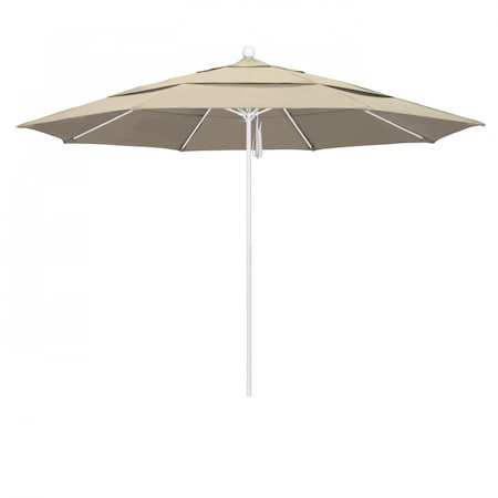 Patio Umbrella, Octagon, 107 H, Sunbrella Fabric, Beige