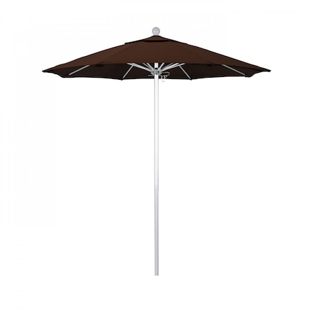 Patio Umbrella, Octagon, 96 H, Sunbrella Fabric, Bay Brown