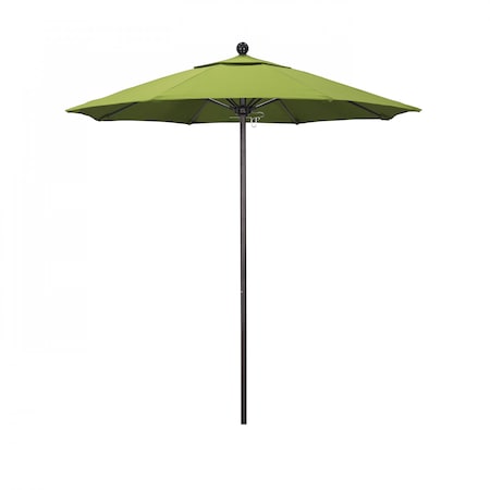 Patio Umbrella, Octagon, 96 H, Sunbrella Fabric, Parrot