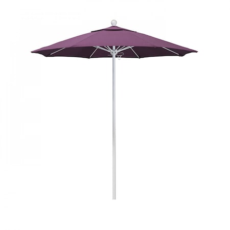 Patio Umbrella, Octagon, 96 H, Sunbrella Fabric, Iris