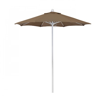 Patio Umbrella, Octagon, 96 H, Olefin Fabric, Terrace Sequoia