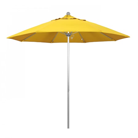 Patio Umbrella, Octagon, 103 H, Olefin Fabric, Lemon
