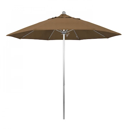 Patio Umbrella, Octagon, 103 H, Olefin Fabric, Woven Sesame