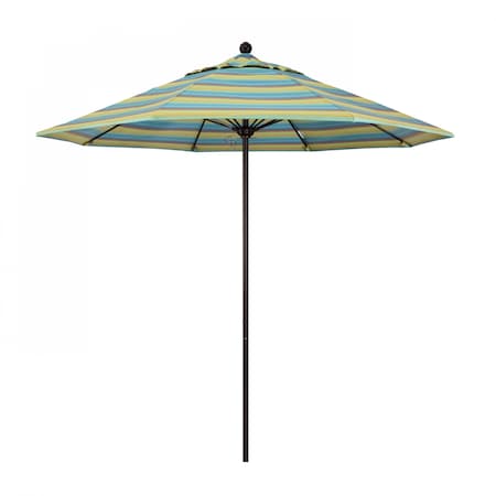 Patio Umbrella, Octagon, 103 H, Sunbrella Fabric, Astoria Lagoon