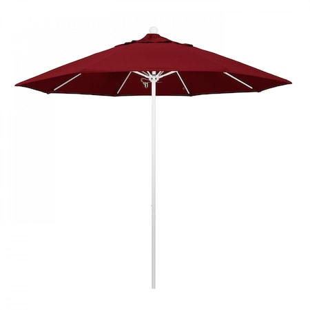 Patio Umbrella, Octagon, 103 H, Sunbrella Fabric, Spectrum Ruby