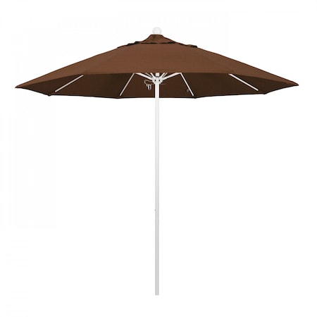 Patio Umbrella, Octagon, 103 H, Olefin Fabric, Teak