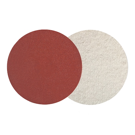 20 Diameter Velcro Sanding Disc, Aluminum Oxide, 60G, F-Weight, PK 10