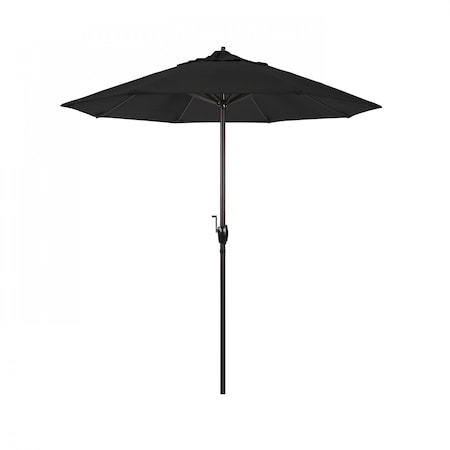 Patio Umbrella, Octagon, 97.88 H, Sunbrella Fabric, Black