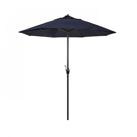 Patio Umbrella, Octagon, 97.88 H, Olefin Fabric, Navy
