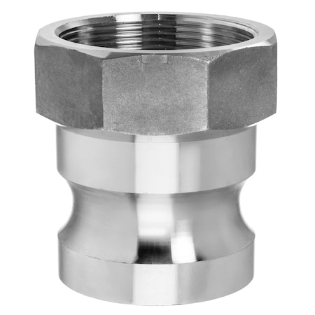 Cam And Groove Fitting, Aluminum, A, 1 Adapter X 1 Female NPT