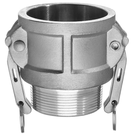 Cam And Groove Fitting, Aluminum, B, 2 Coupler X 2 Male NPT