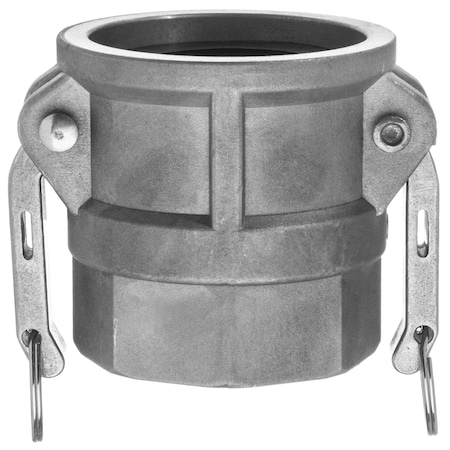 Cam And Groove Fitting, Aluminum, D, 2 Coupler X 2 Female NPT