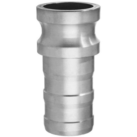 Cam And Groove Fitting, Aluminum, E, 1-1/2 Adptr X 1-1/2 Hose