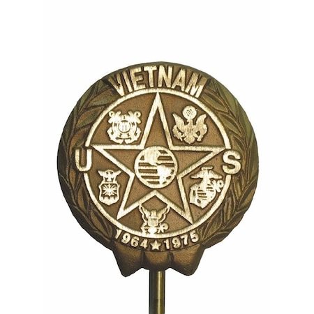 Grave Marker,Vietnam War Vet,Cast Bronze
