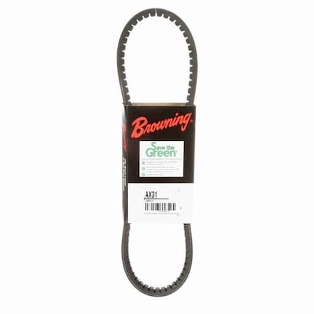 AX31 Cogged V-Belt, 1 Ribs