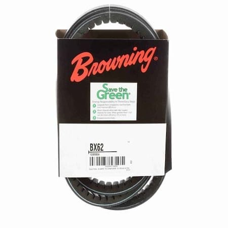 BX62 Cogged V-Belt, 1 Ribs