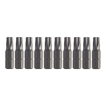 Insert Bit 1/4 Hex,T30x25.4H,PK10