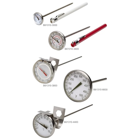 Bi-Metallic 1 Dial Thermometer,4.9