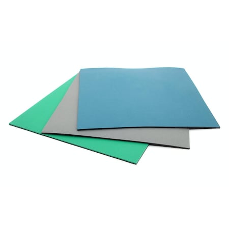 ESD 2 Layer Rubber Mat 4ftx2.5ftx0.08in