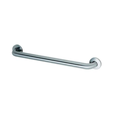 24 L, Peened, Stainless Steel, B68069924 Satin Stainless Steel Grab Bar, Satin Stainless Steel